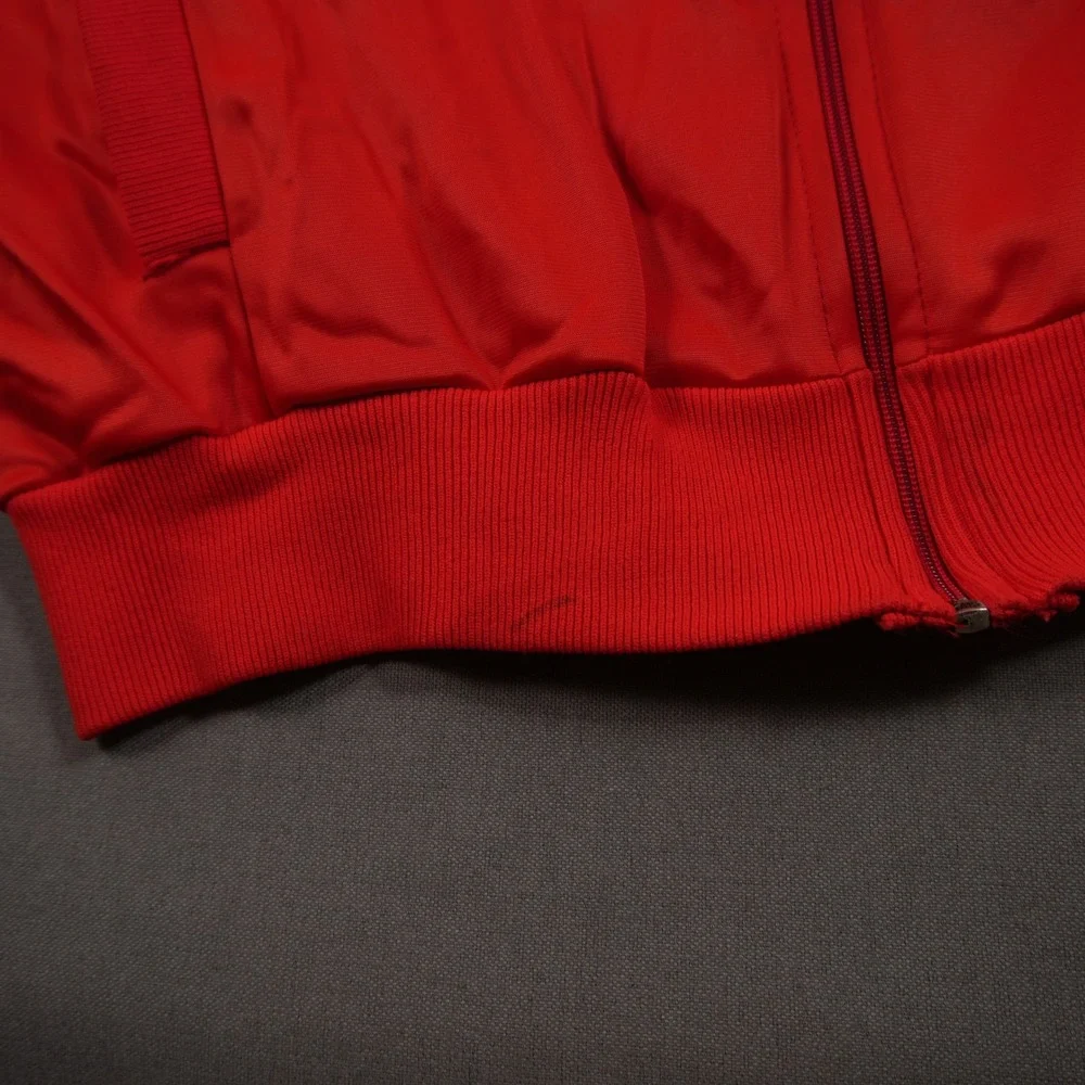 Vintage 70s Adidas ATP Keyrolan Three Stripe Raglan Men Track Jacket L Red Blue